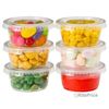 24 Pcs Portion Cups Medium Jelly Shot with Lids Option 2 oz (1 Pack) - New