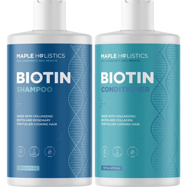 Volumizing Biotin Shampoo and Conditioner Set