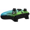 eXtremeRate Solid Replacement Faceplate Shell for xbox one elite series 2 (Model 1797) Controller, Soft Touch Front Shell Case & Accent Ring for xbox elite series 2 core controller [Green and Blue