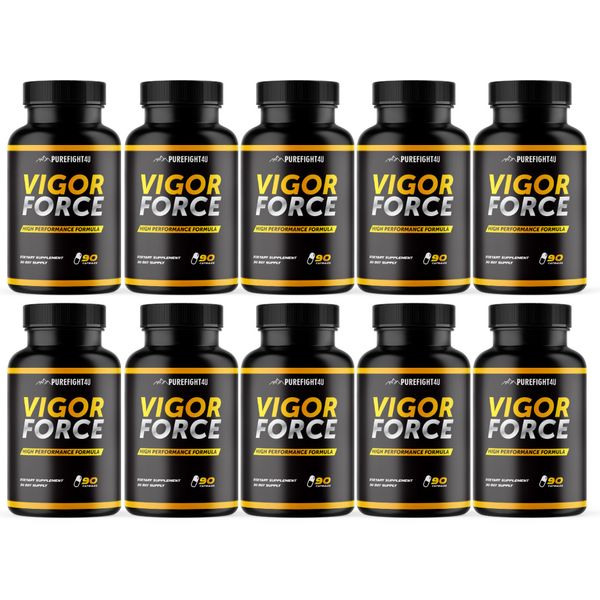 Vigor Force Advanced Male Performance Booster Formula Supplement 90 Caps 10 Pack