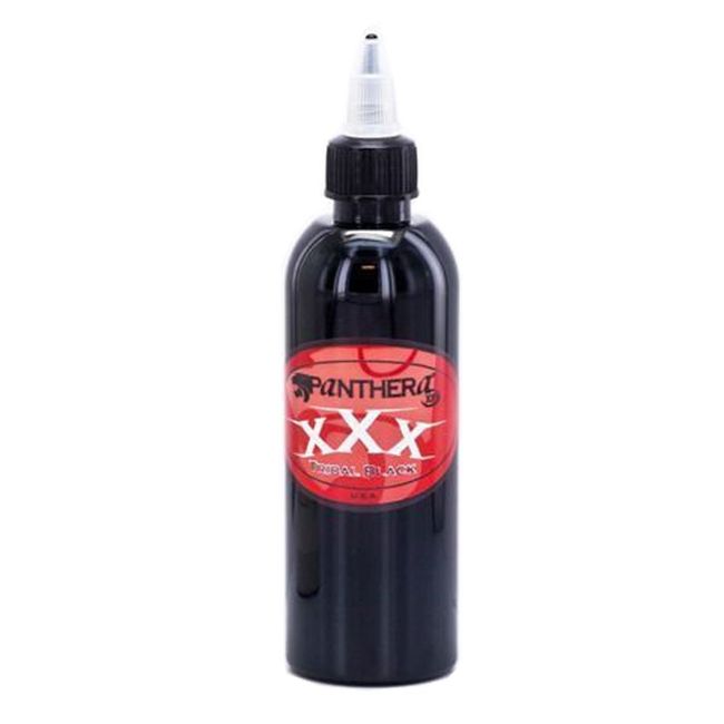 Panthera Tattoo Ink - XXX TRIBAL BLACK - 5oz Bottle