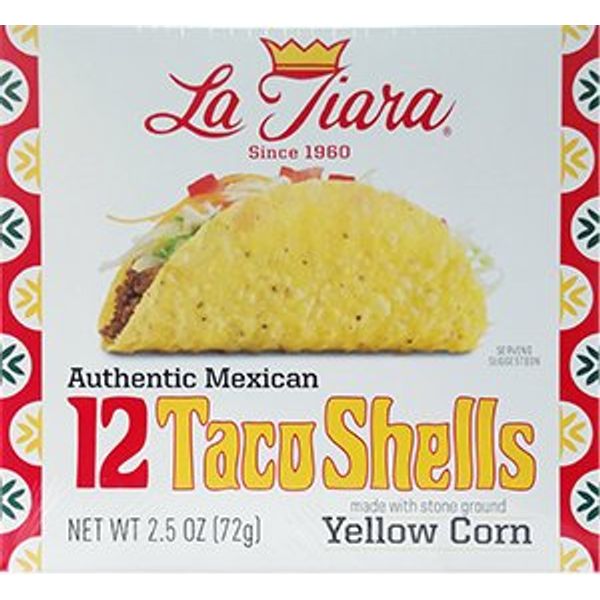 La Tiara Taco Shells, 12-count Box (Pack of Six Boxes)