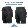 Zip-on Zip-Off Padded Shorts Protective Crash Pants Tailbone Hip Butt Pad for...