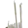 Biodegradable Clear Disposable Jumbo Drinking Straws Wrapped Compostable 3000pck