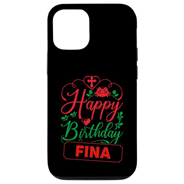 iPhone 14 Happy Birthday Fina Cute Christmas Fina Smartphone Case