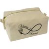 'Always and Forever' Canvas Wash Bag/Makeup Case (CS00041641)