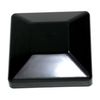 JSP Manufacturing Plastic New Fence Post Black Caps 4X4 (3 5/8") Pressure Treated Wood Made in USA MULITPACK Wholesale Bulk (50)