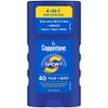 Coppertone SPORT Sunscreen Stick SPF 40, Water Resistant Stick Sunscreen, Travel Size Sunscreen for Face and Body, 1.5 Oz Stick