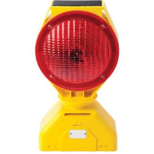 Tapco B1504079 Individual Solar LED Barricade Light Red 3-Way On & Off Switch