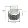 Thrifco 5218096 1-1/2 Inch Galvanized Steel Plug