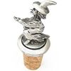 Witch on a broomstick bottle stopper, great gift idea