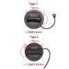 Deff Dief Benz01 Aluminum Chunks Refueling Cap Cover Red