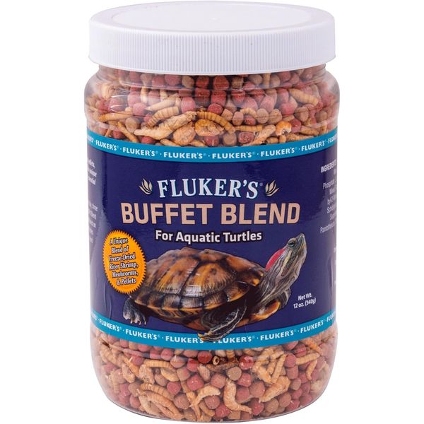 70131 Buffet Blend Aquatic Formula Turtle Food, 12Oz