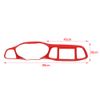 Center Control Frame Dashboard Panel Cover Trim for Dodge Challenger 2015-20 Red