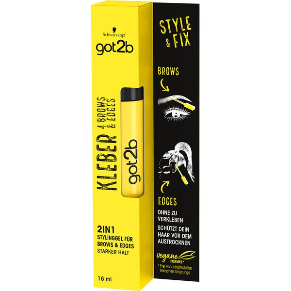GOT2B 2-in-1 Styling Gel Glue 4 Brows & Edges 2-in-1 16 ml