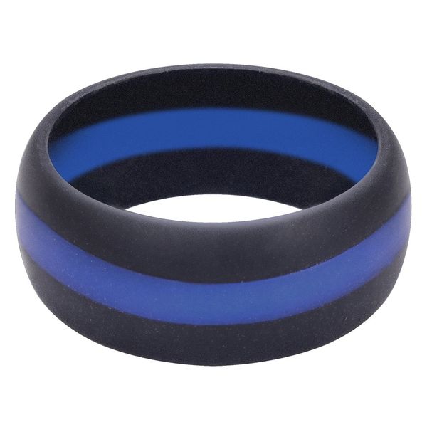 Rothco Thin Blue Line Silicone Ring, 8