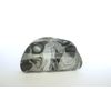 Mixed black gray white marbled hair claw clip