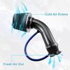 3"  76mm Car Cold Air Intake Filter Induction Kit Pipe Power Flow Hose System