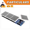 A-DIGISHUO 2pcs MAX7219 Dot Matrix Module LH Control Microcontroller Module 4-in-1 Display Send 5P Wire 8x8 Dot Matrix LED Module Four in One Dot Matrix Display for Microcontroller with Dupont wire