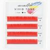 Air Sable Flat Vivid Tone Red 4 Lines C Curl0.15mmÃ—13mm