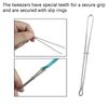 2 PCS Bodkin Needle Puller Set, Flexible Bodkin Needle Puller Drawstring Threaders Adjustable Clip Elastic Rope Drawstring Cord Threader Guide Sewing Tool Threading Device for Home Use