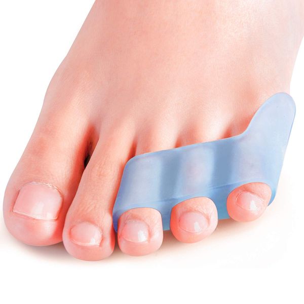 Povihome 10 Pack Pinky Toe Separator and Protectors for Overlapping Toe, Curled Pinky Toes - Spacers for Morton's Neuroma Pain Relief