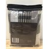 Allen + Roth 95-in Back Tab Curtains, Black - single Panel