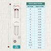 KnitPro Nova Cubics, Single-Ended Knitting Pins, 25cm x 2.25mm, Silver