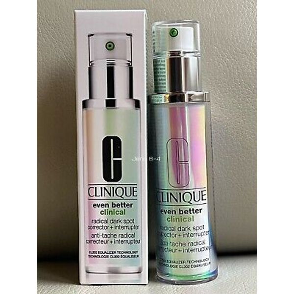 1.7 OZ Clinique Even Better Clinical Radical Dark Spot Corrector + Interrupter
