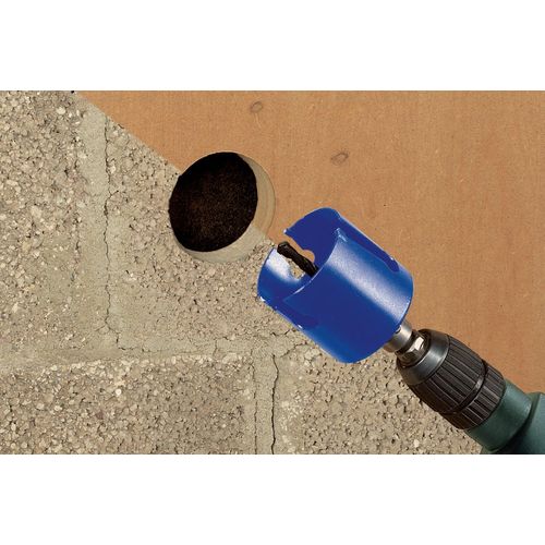 wolfcraft Universal Hole Saw with Mandrel, Pre-Assembled I 3885000 I Universal use in a wide range of materials, cutting depth 60 mm
