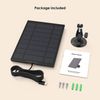 ieGeek USB Port Solar Panel for Outdoor Security Camera Home Battery CCTV Camera