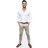Aljaž Škorjanec (White Shirt) Mini Size Cutout