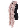 Luxury Dust Storm Pink Feather Boa - 80g - 180cm