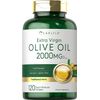 Olive Oil Supplement 2000Mg | 120 Softgels | Cold Pressed Extra Virgin Olive ...