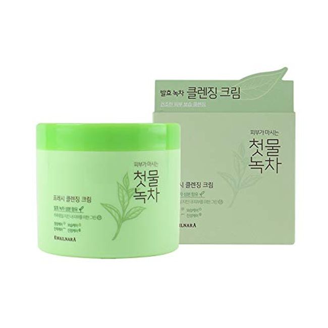 Kwailnara The First Green Tea Fresh Cleansing Cream (Fermented Green Tea) / 300g / 10.58 oz