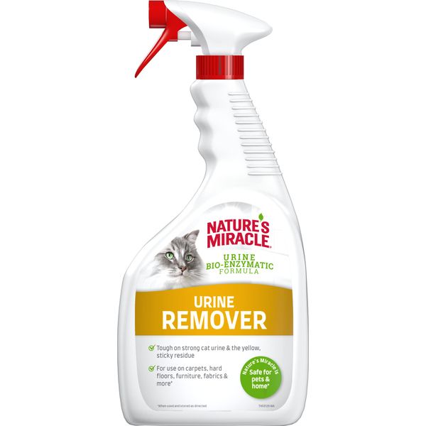 Nature's Miracle Cat Urine Stain & Odour Remover - Bio-Enzymatic Formula 946ml