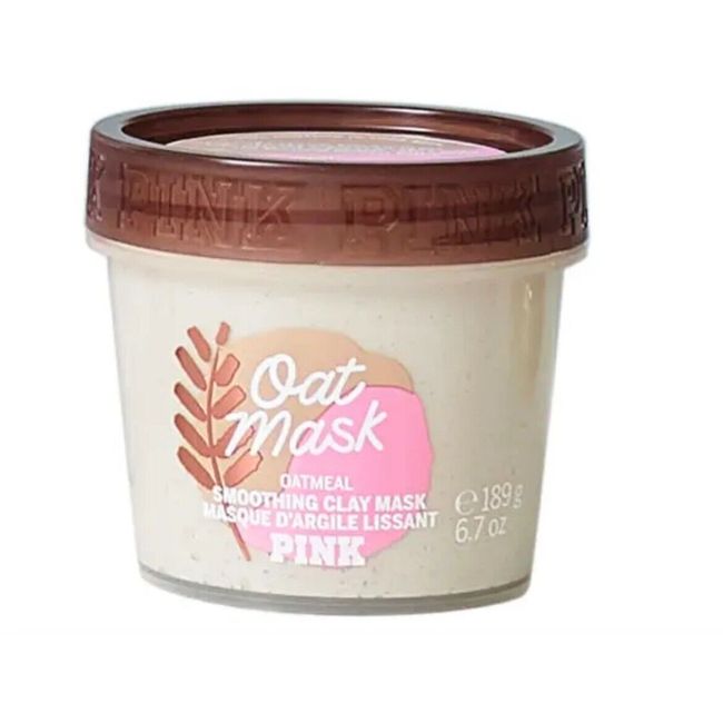 1 VICTORIA'S SECRET PINK OAT MASK OATMEAL SMOOTHING CLAY MASK 6.7oz NEW!!