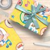 Cocomelon 2 Sheet 2 Tag Wrapping Paper for Birthday