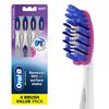 Oral-B Pro-Flex Stain Eraser Toothbrushes, Soft, 4 Count