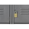Brink's COMBO 4-DIAL COMBINATION RESETTABLE PADLOCK 30mm SOLID BRASS Weather-Res