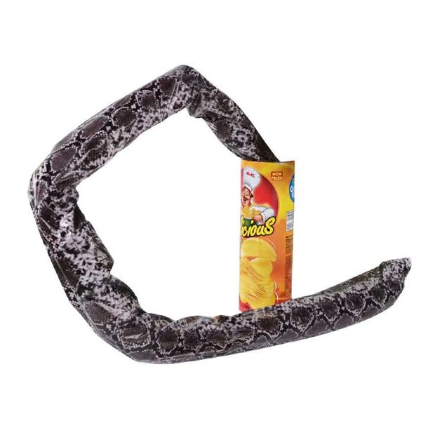 AESGXTU Potato Chips Snake Toy Canned Bounce Tricky Funny Horror Props for April Fools' Day＆Halloween