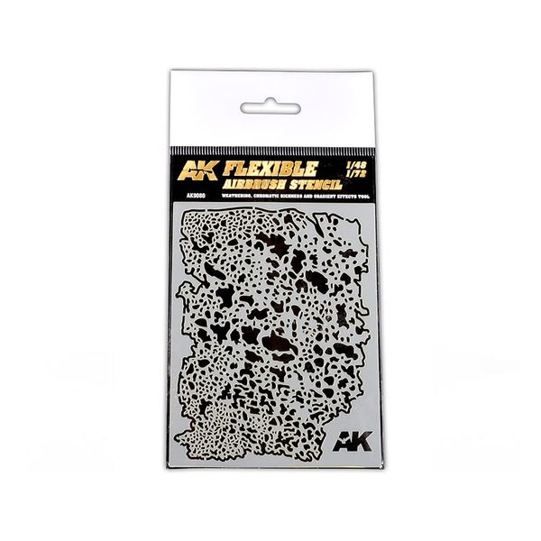 AK Interactive Weathering Flexible Airbrush Stencil 1/48 & 1/72 Scale Tool