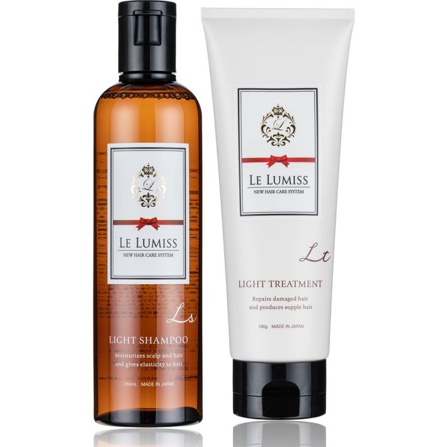 LE LUMISS Shampoo 250ml Treatment 180g Set (Nobel Prize Winning Ingredient Beauty Salon Exclusive) Organic Scalp Care Amino Acid Shampoo... (Shampoo &amp; Treatment)