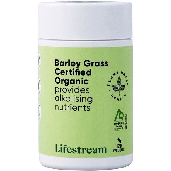 Barley Grass Organic 120 Caps Lifestream