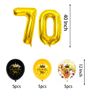 Large Size Number Balloons (Gold, 70)