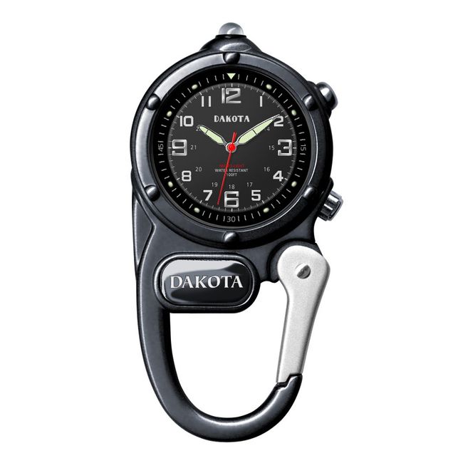 Dakota Gunmetal Mini Clip Microlight Watch