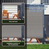 IVYSUN Shade Replacement Parts,Compatible with Coolaroo Exterior Roller Shade(Black,5 Set)