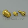 TIG Welding Torch Adapter Miller Gas Quick Connector 5/8-18" LH Left Hand Thread