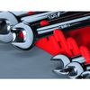 Ernst Manufacturing Gripper Wrench Organizer, 9 Tool, Red