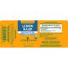 Herb Pharm Certified Organic Lemon Balm Liquid Extract for Calming Nervous